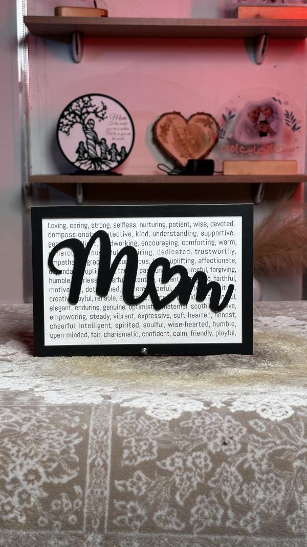 MOM frame wood