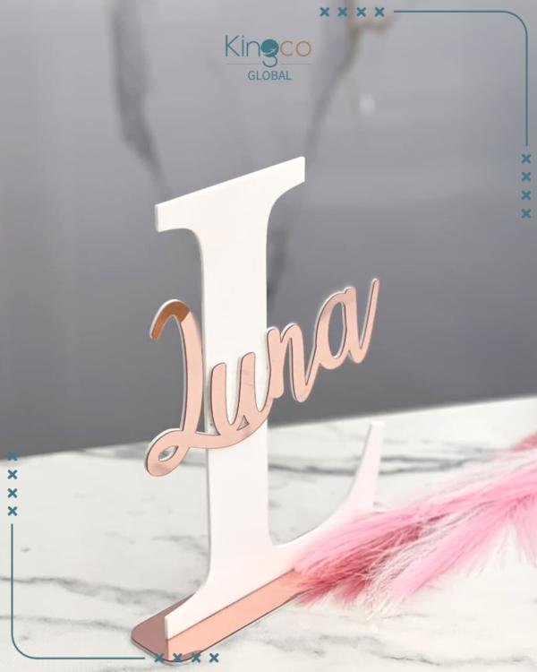 white plexi letter