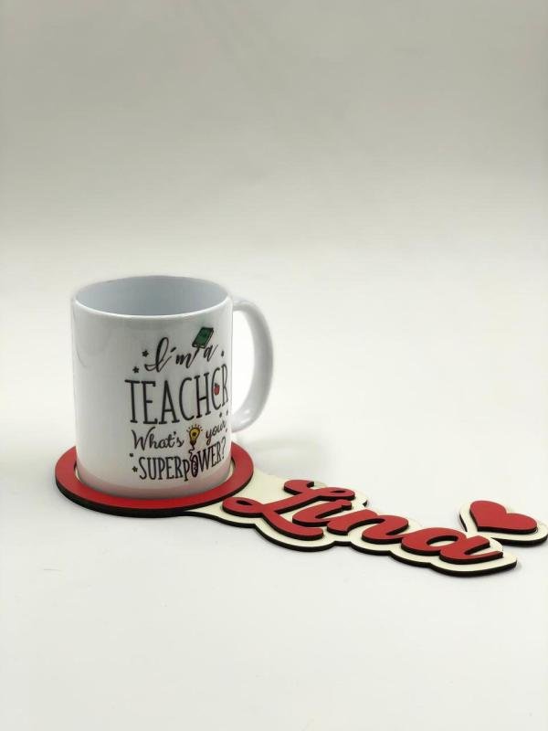 mug and coaster