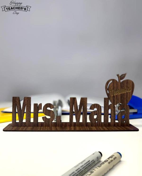 Wood Desk name