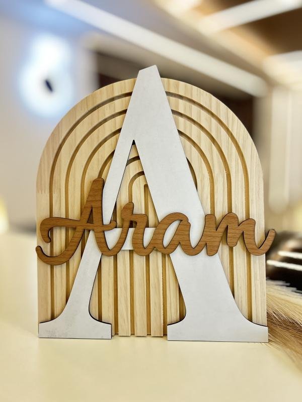 Wood letter