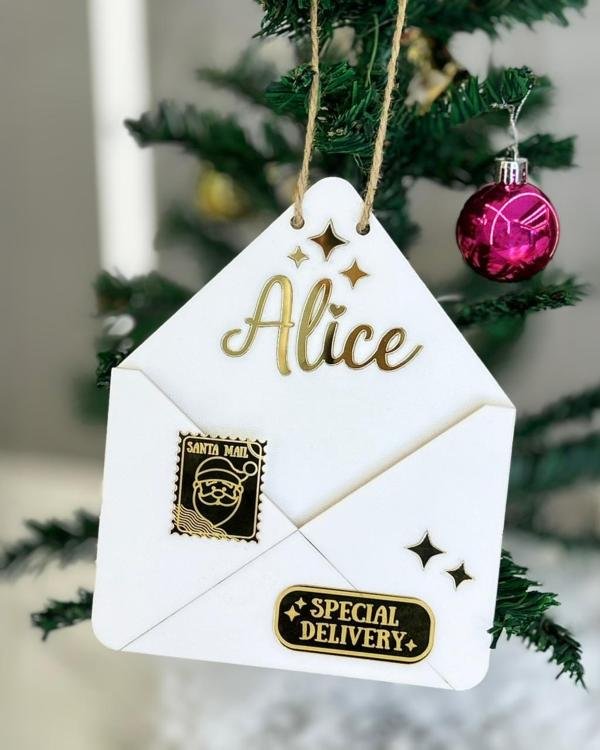 Envelope white plexi 